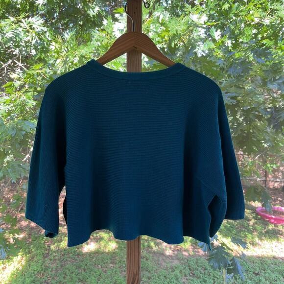 Stella Carakasi Days Like This Cropped Sweater Teal Size XS - Picture 6 of 11